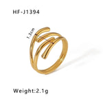 Load image into Gallery viewer, Geometric Open Ring - 18K Gold
