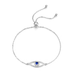 Load image into Gallery viewer, Devil&#39;s Eye Silver Bracelet
