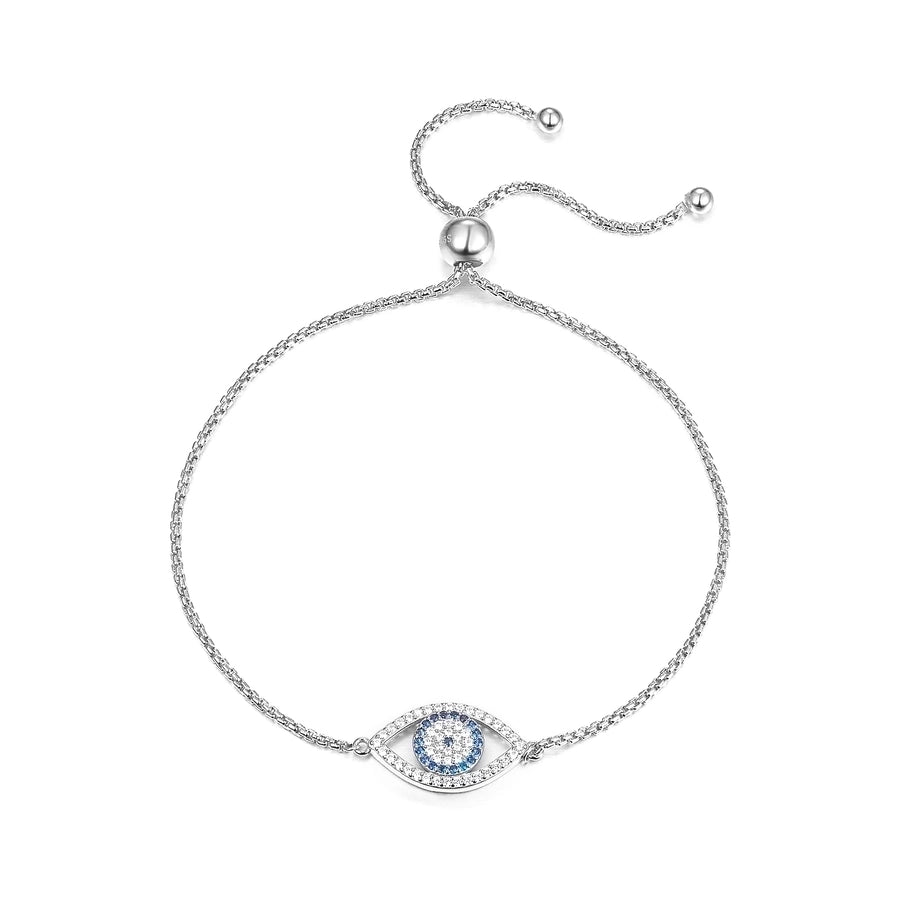 Devil's Eye Silver Bracelet