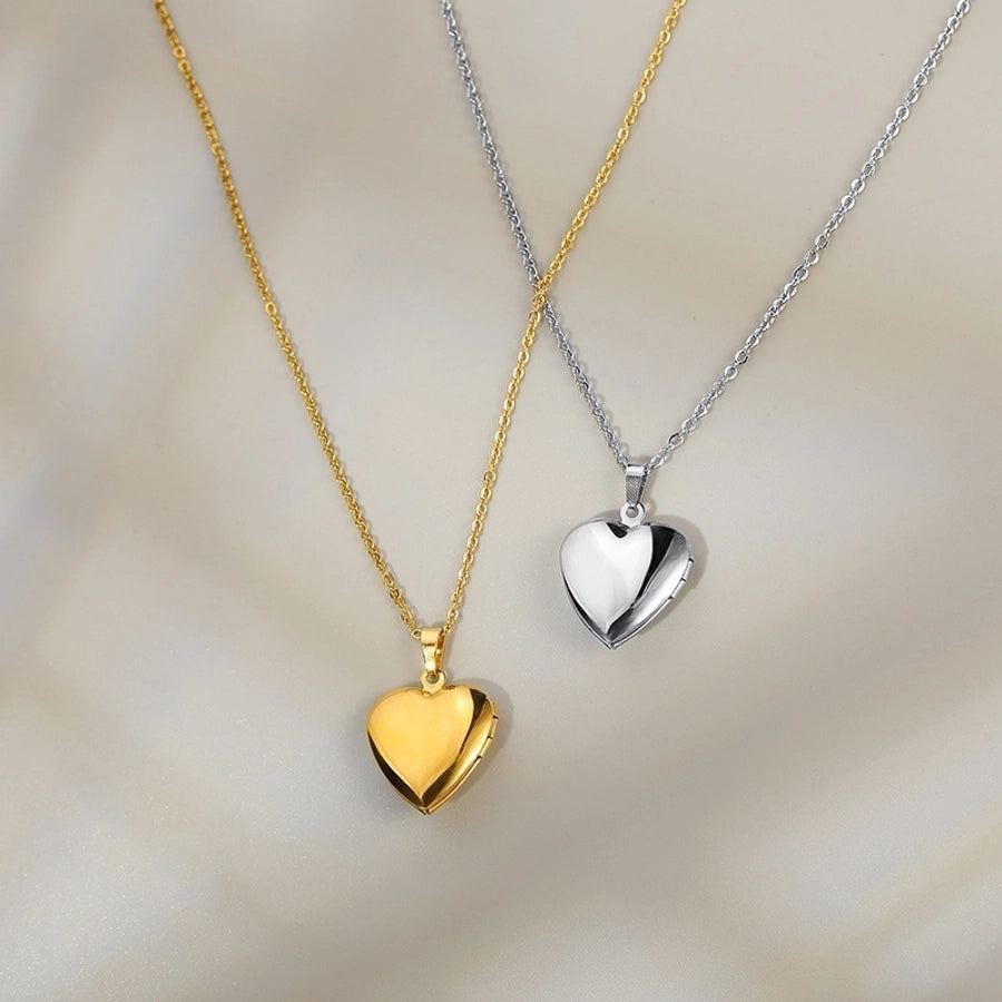 Heart Crystal Couple Necklace