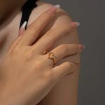 Load image into Gallery viewer, 18K Gold Heart Ring
