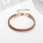 Load image into Gallery viewer, Color Block Gold Bracelet
