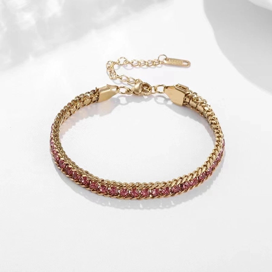 Color Block Gold Bracelet