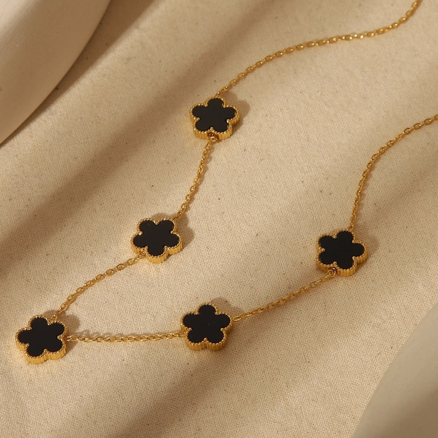 18K Gold Curb Chain Necklace