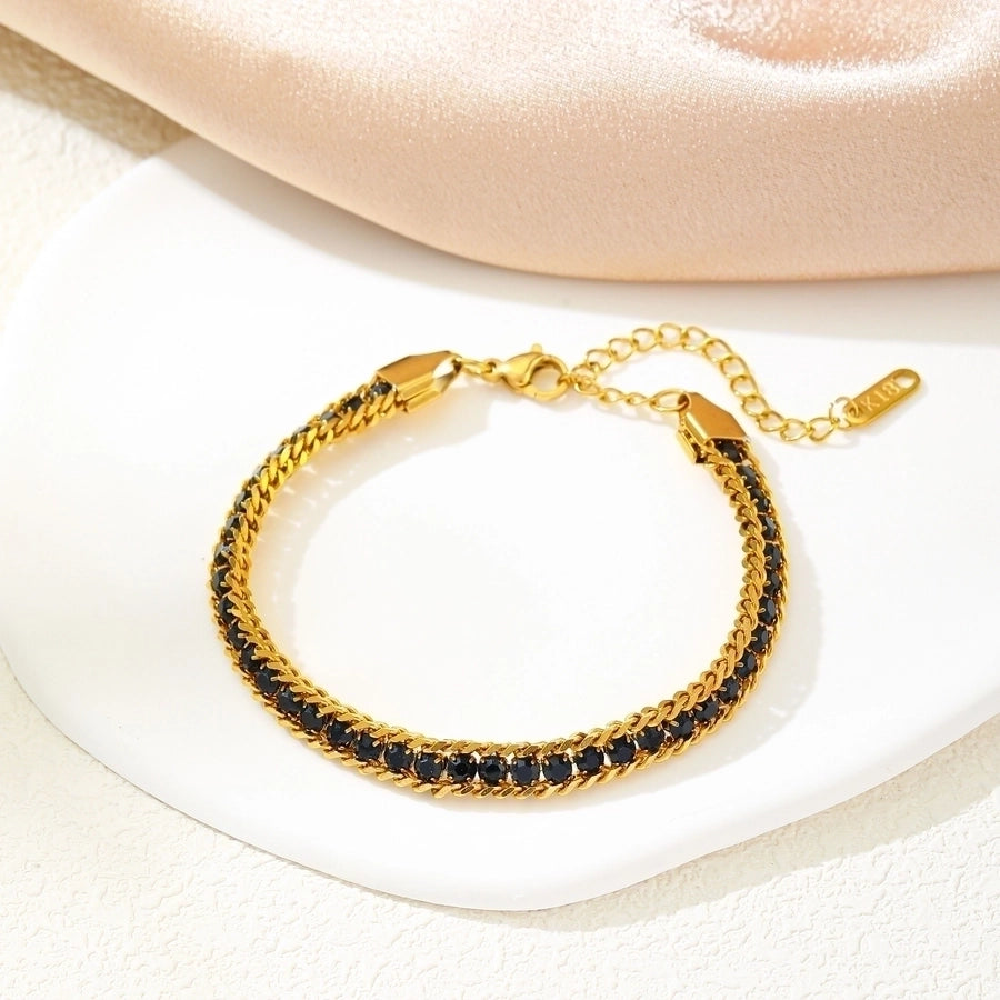 Color Block Gold Bracelet