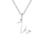 Load image into Gallery viewer, Letter Pendant Stainless Steel Necklace
