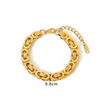 Load image into Gallery viewer, 18K Gold Plated Stainless Steel Bracelet
