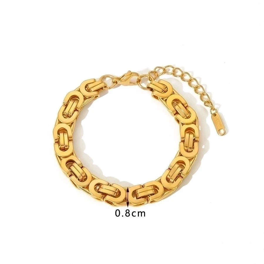 18K Gold Plated Stainless Steel Bracelet