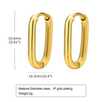 Load image into Gallery viewer, Modern Geometric Gold Earrings
