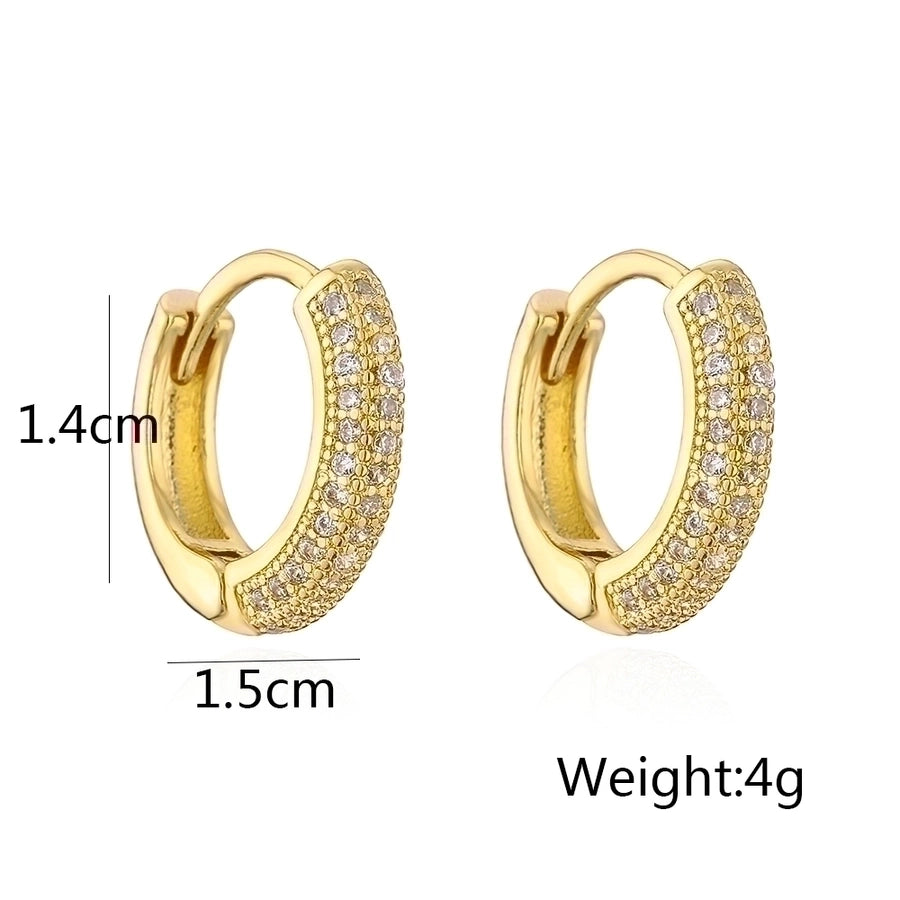 Geometric Gold Hoop Earrings