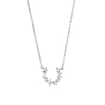 Load image into Gallery viewer, U-Shape Zircon Silver Necklace
