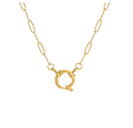 Load image into Gallery viewer, Simple Gold Pendant Necklace
