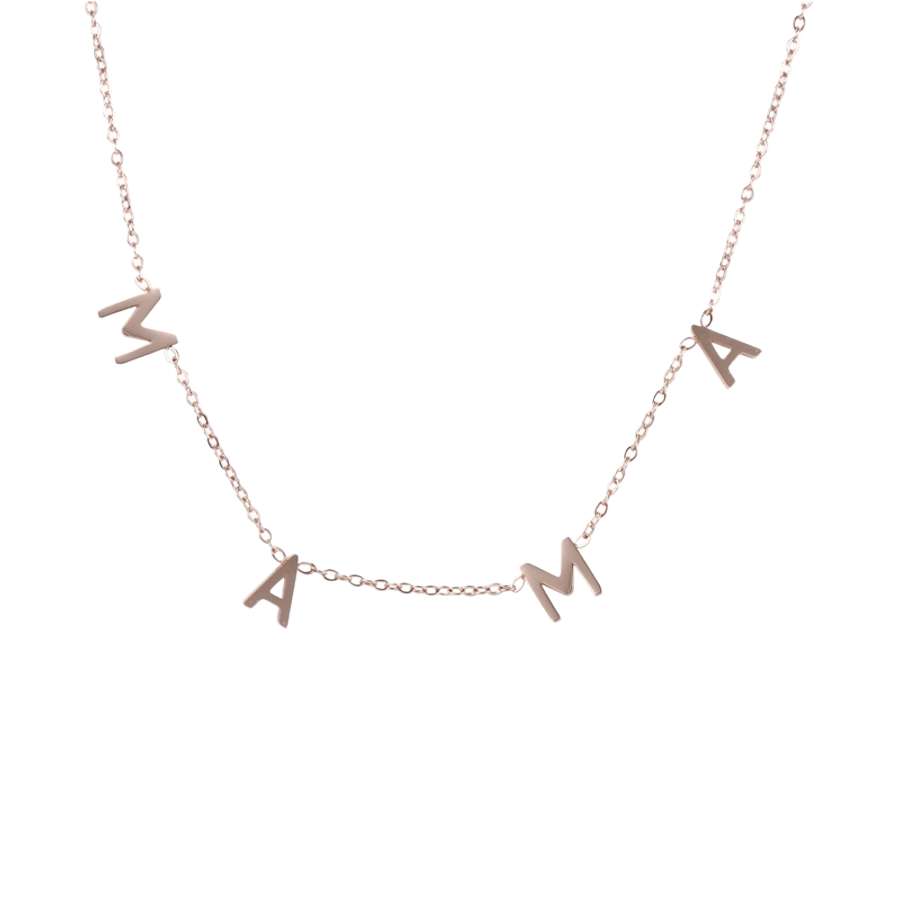 Sterling Silver "MAMA" Necklace