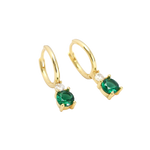 Load image into Gallery viewer, Zircon Sterling Drop Earrings
