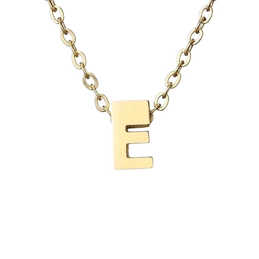 Stylish Letter Plating Necklace