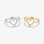 Load image into Gallery viewer, 18K Gold Heart Ring
