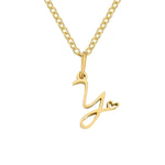 Load image into Gallery viewer, Letter Pendant Stainless Steel Necklace
