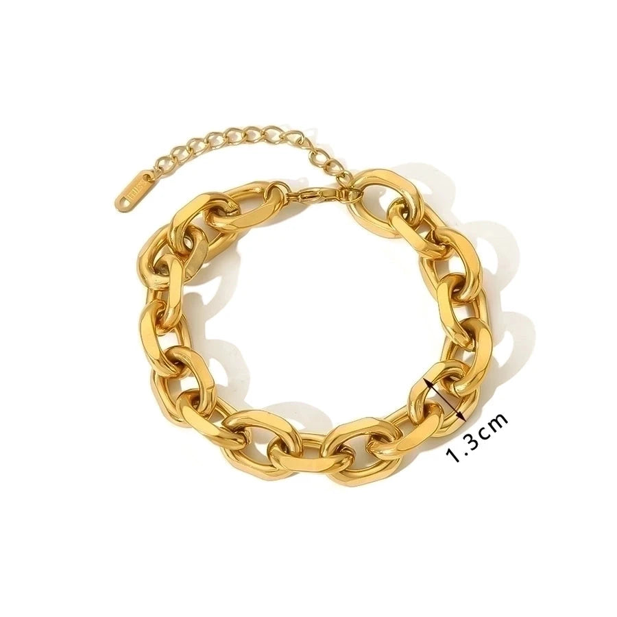 18K Gold Plated Stainless Steel Bracelet