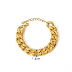 Load image into Gallery viewer, 18K Gold Plated Stainless Steel Bracelet
