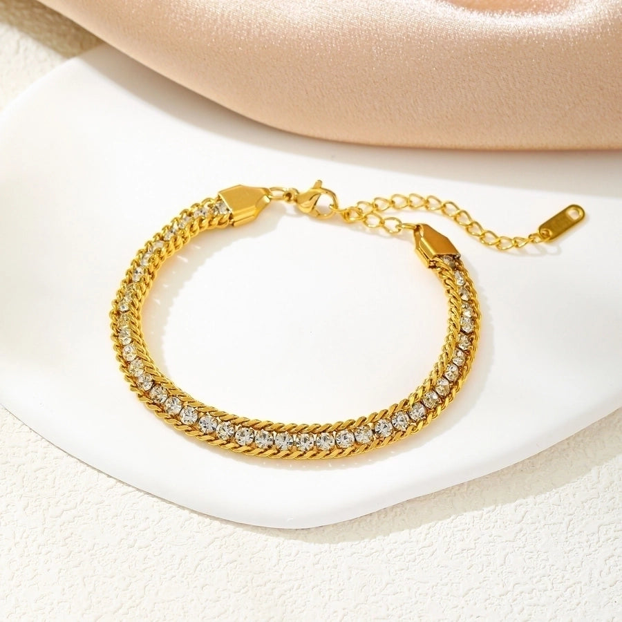 Color Block Gold Bracelet